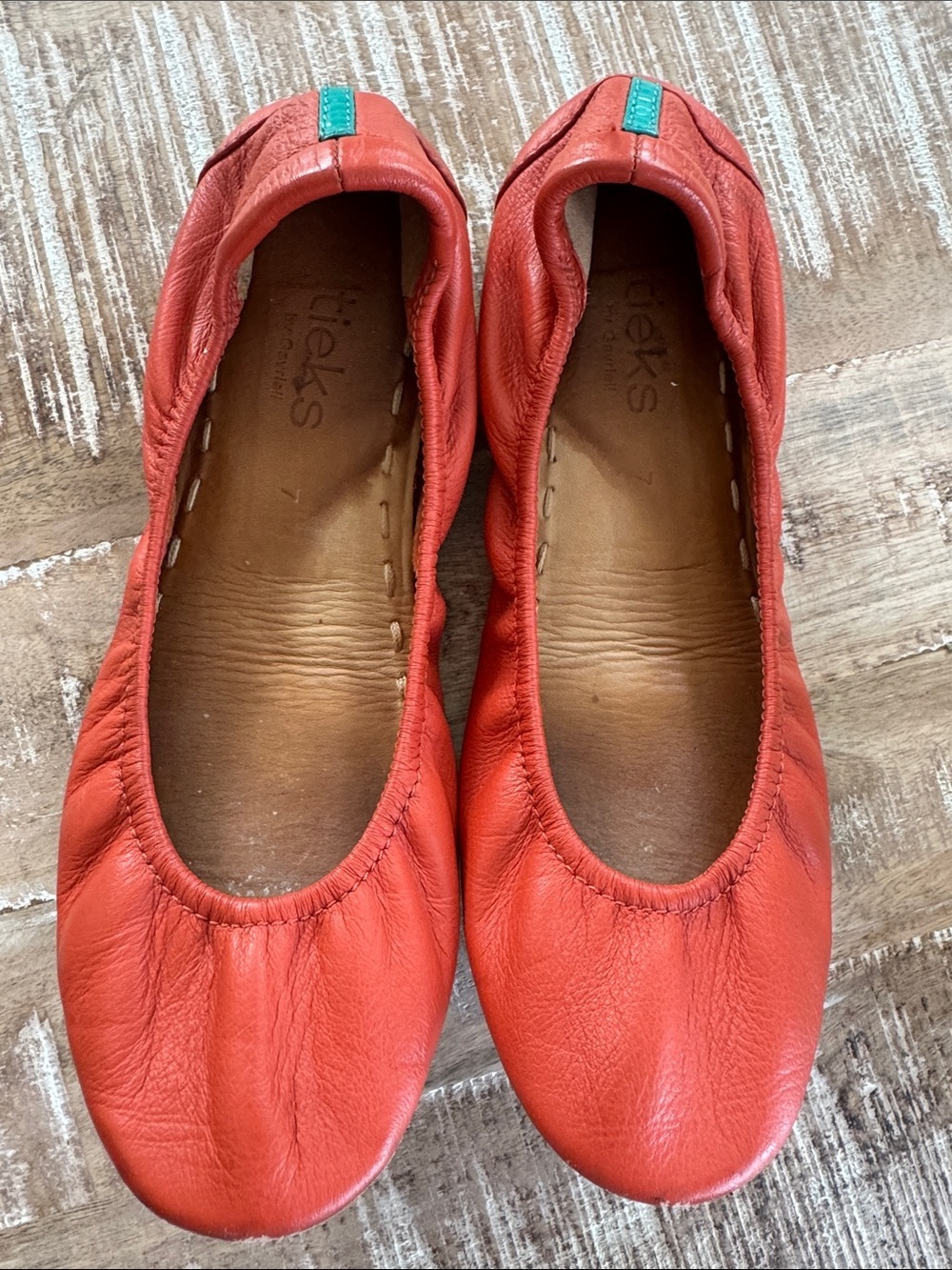 Tieks Leather Ballet Flats Size 7 - Picture 6 of 8